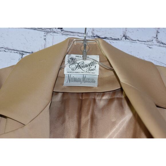 Fleurette Neiman Marcus Custom Tailored Double Breasted Long Wool Coat - Picture 3 of 10